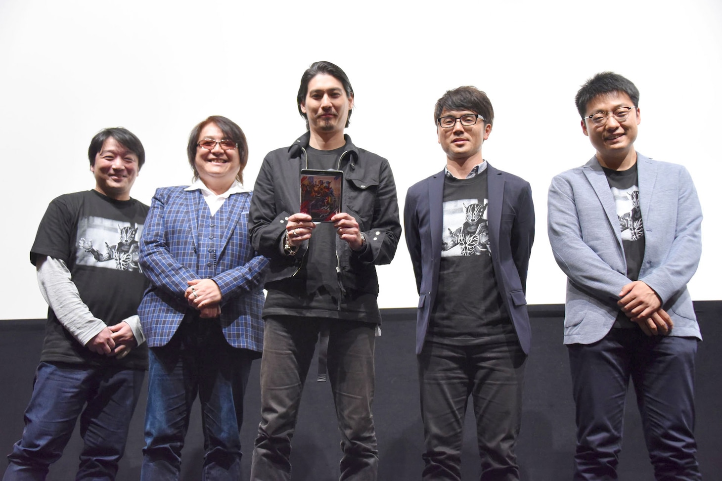 「第3回東映特撮ファンミーティング『仮面ライダービルド』Blu-ray発売記念！“ナイトトーク”イベント『9時まで渋谷TOEIで語り明かそうか』」の様子。
