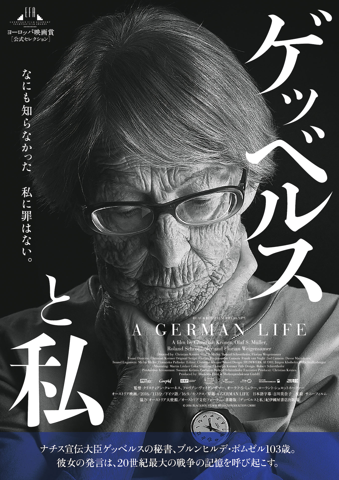 「ゲッベルスと私」ポスタービジュアル