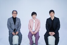 「ラストレシピ ～麒麟の舌の記憶～」ビジュアルコメンタリー収録の様子。左から滝田洋二郎、二宮和也、西島秀俊。