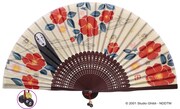 「千と千尋の神隠し 扇子 椿」