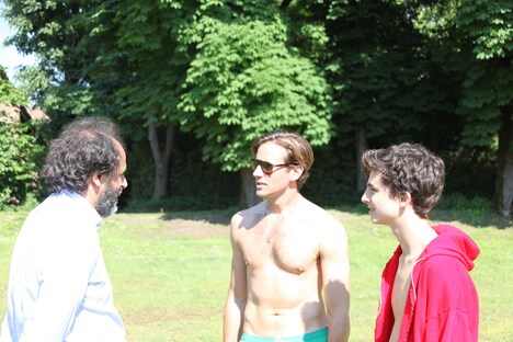 「君の名前で僕を呼んで」メイキングカット