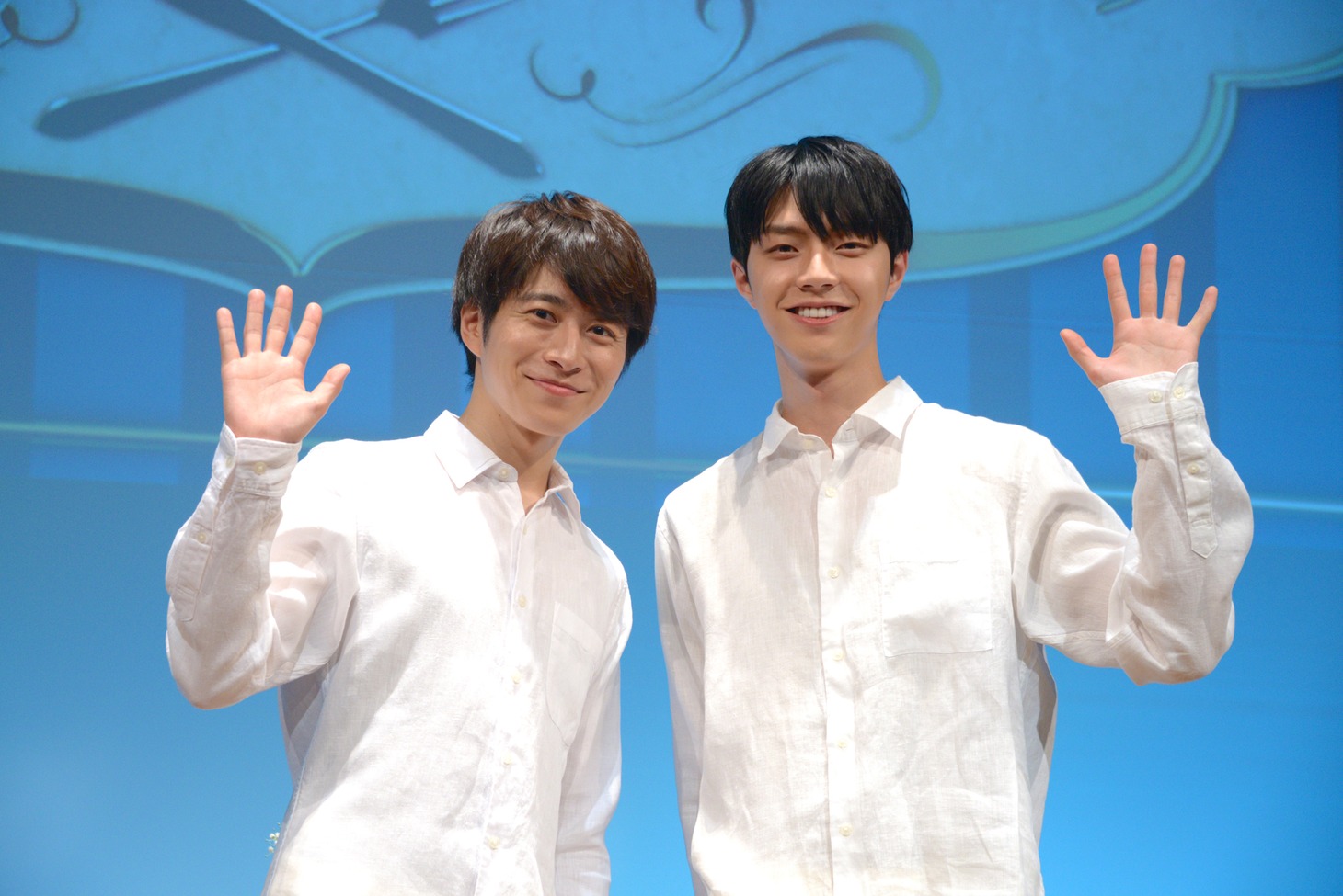 左から村井良大、ジュンQ（MYNAME）。