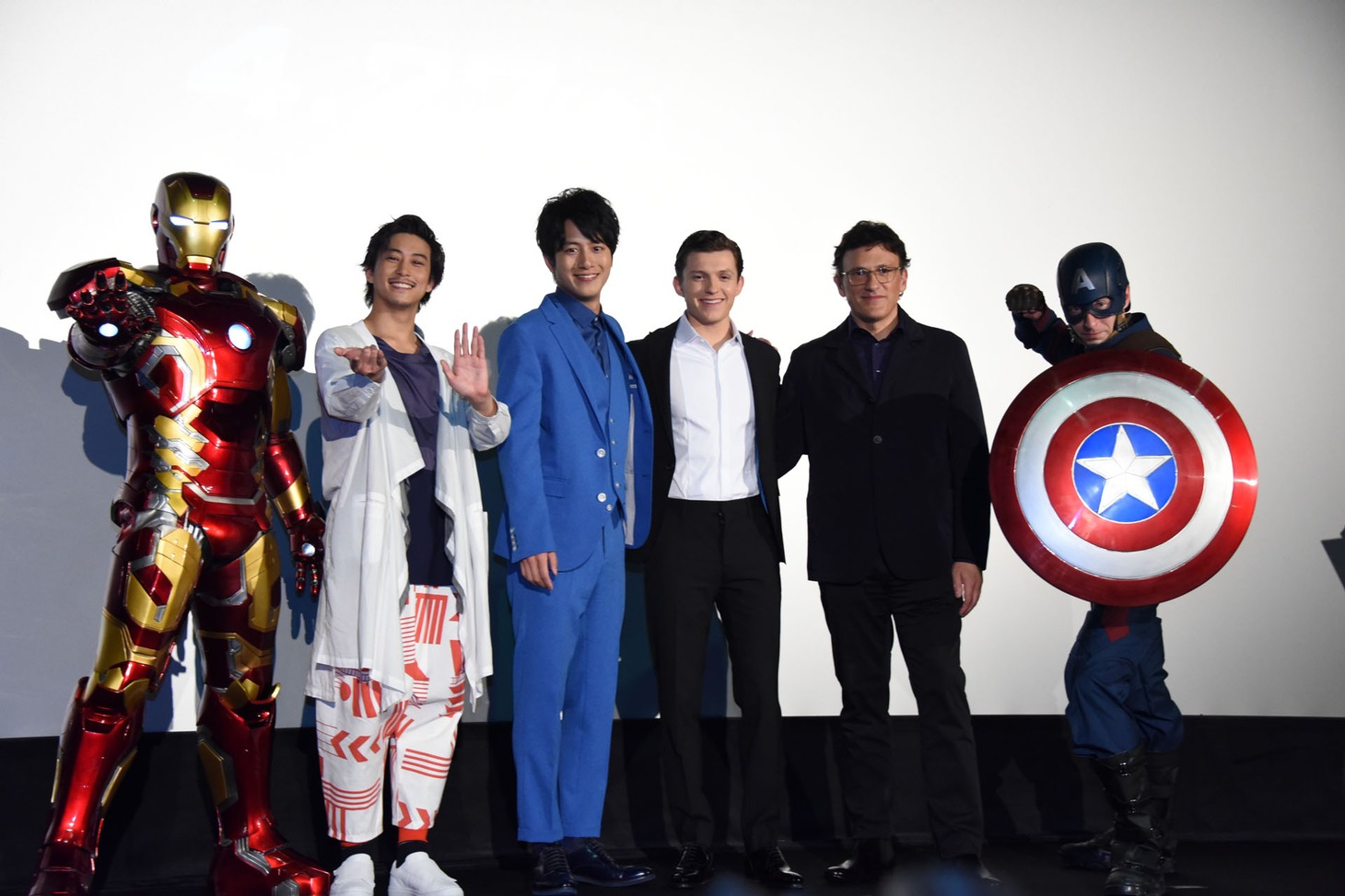 「アベンジャーズ／インフィニティ・ウォー」スペシャル・ファンミーティングの様子。