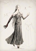 ラストの衣装デザイン画(衣装デザイン:西原梨恵)。