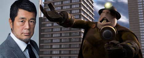 左から高田延彦と高田演じるアンダーマイナー。