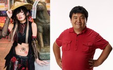 左から椎名ひかり、井口昇。