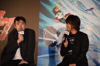 「機動戦士ガンダムNT（ナラティブ）」発表会の様子。