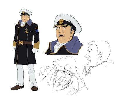 安田俊太郎のキャラクター設定画。