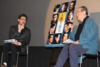 左から春日太一、仲代達矢。