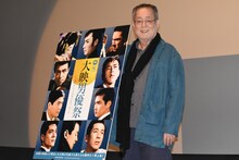 「大映男優祭」にて上映された「炎上（デジタル復元版）」の舞台挨拶に登壇した仲代達矢。
