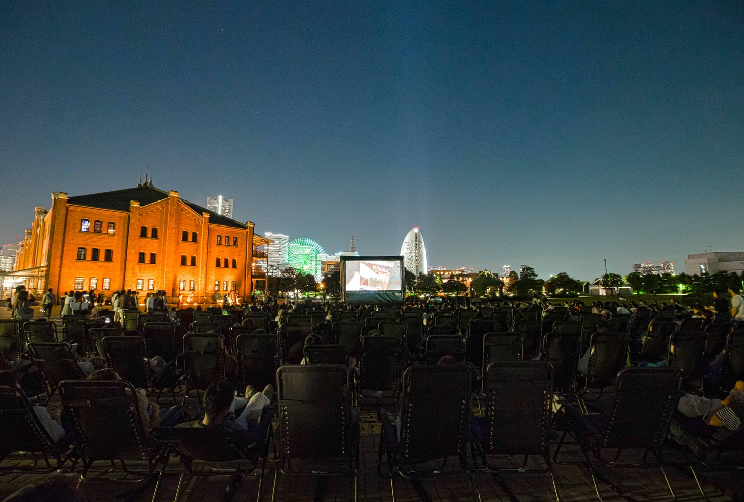 THEATER RED BRICKで過去に行われた上映の様子。