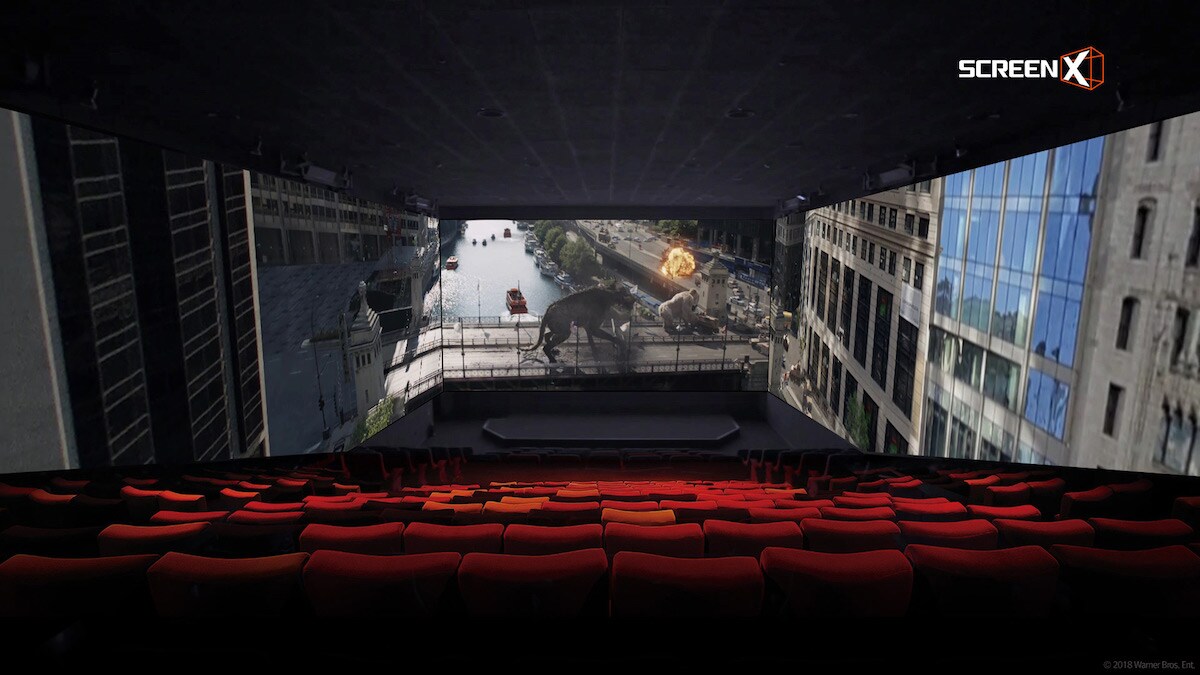 「ランペイジ 巨獣大乱闘」3面ワイドスクリーン“ScreenX”での上映決定