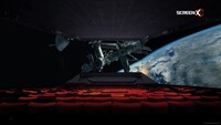 ScreenXの上映イメージ。