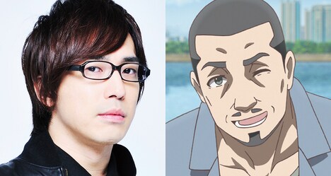 左から安元洋貴、スティーブ。