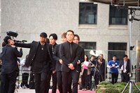 レッドカーペットの様子。