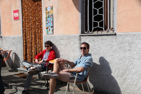 「君の名前で僕を呼んで」メイキングカット