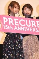 左から沖佳苗、三瓶由布子。