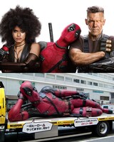 上段左からドミノ、デッドプール、ケーブル。下段は「デップーADトラック」。