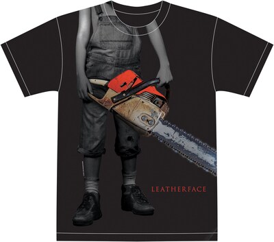 「レザーフェイス-悪魔のいけにえ」リピーターキャンペーンで当たるオリジナルTシャツ。