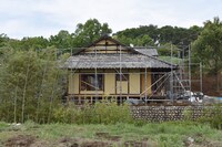 撮影に使われるオープンセット。