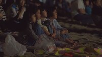 過去の「うみぞら映画祭」の様子。