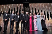 第70回カンヌ国際映画祭の開会式の様子（写真提供：Abaca／アフロ　(c)ムービープラスカンヌ映画祭／第70回開会式の様子）。