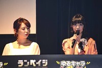 左からおのののか、寺嶋由芙。