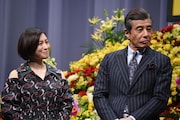 左から広末涼子、舘ひろし。