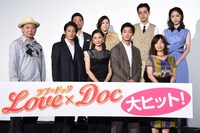 「ラブ×ドック」公開記念舞台挨拶の様子。