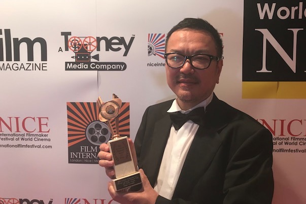 ニース国際映画祭2018に出席した監督の和田秀樹。