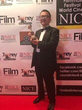 ニース国際映画祭2018に出席した監督の和田秀樹。