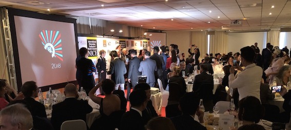 ニース国際映画祭2018の様子。