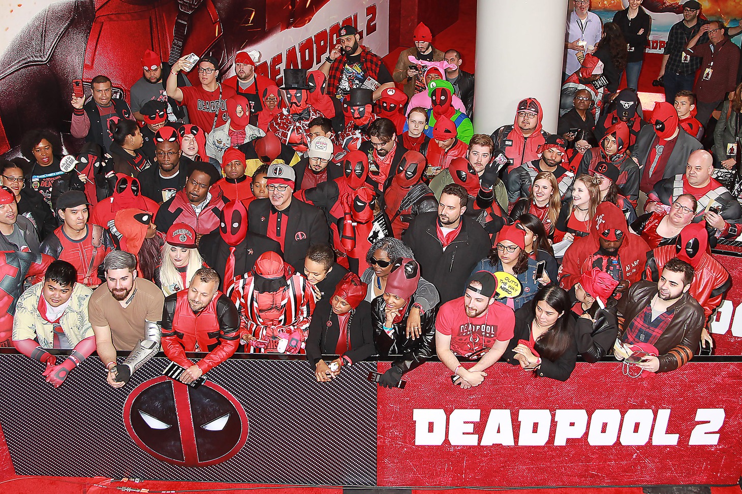 「デッドプール2」ニューヨークプレミアの様子。
