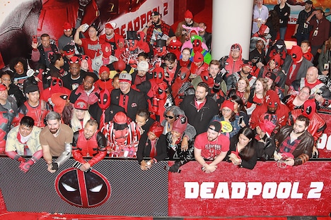 「デッドプール2」ニューヨークプレミアの様子。