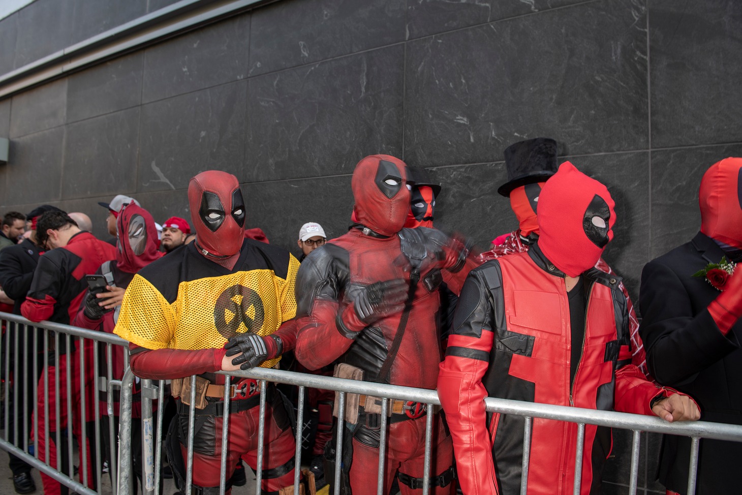 「デッドプール2」ニューヨークプレミアの様子。