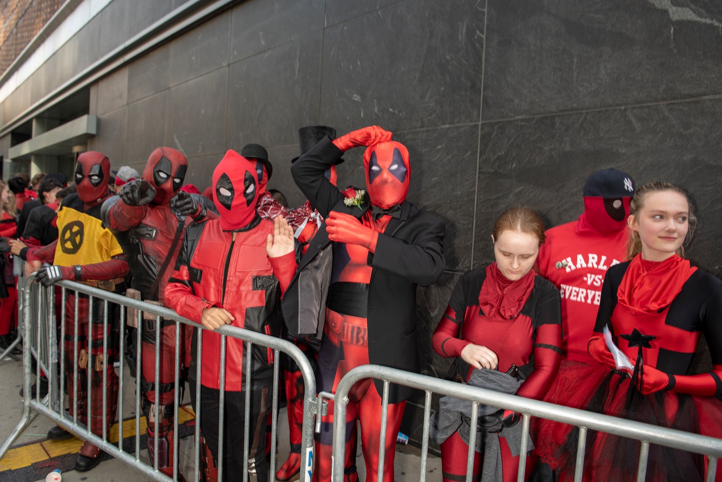 「デッドプール2」ニューヨークプレミアの様子。