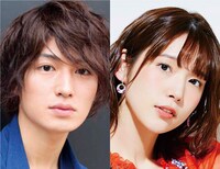 左から松田凌、内田真礼。