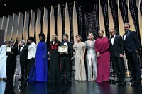 第71回カンヌ国際映画祭コンペティション部門授賞式の様子。