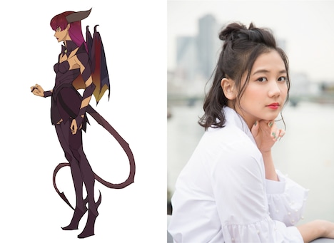 左からザムザ、千眼美子。