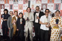 「犬ヶ島」舞台挨拶の様子。