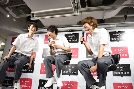 「ちょっとまて野球部!」DVD発売記念トークイベントの様子。