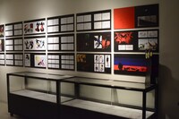 「DEVILMAN crybaby SABBATH SHIBUYA」展示の様子。