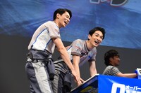 再び北村匠海の球を打ち返せなかった町田啓太（中央）。