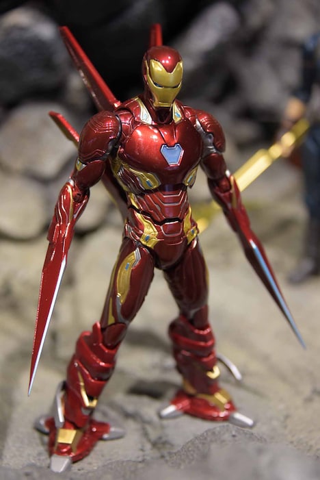 アイアンマンのフィギュア。