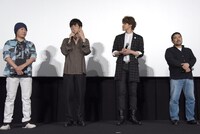 「GODZILLA 決戦機動増殖都市」大ヒット御礼舞台挨拶の様子。