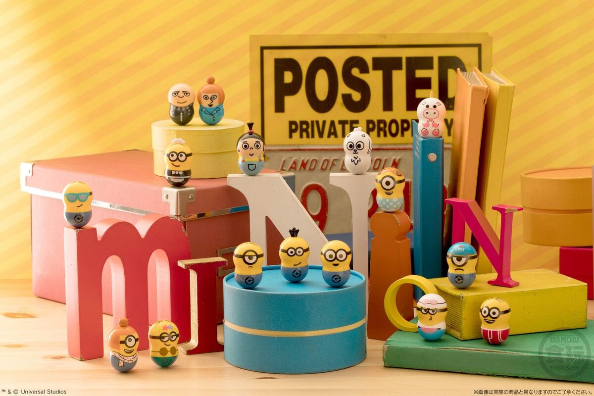 ミニオンが回って揺れて起き上がる ナッツ風のミニフィギュア発売 映画ナタリー
