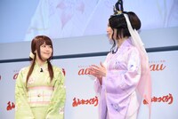 左から有村架純、菜々緒。