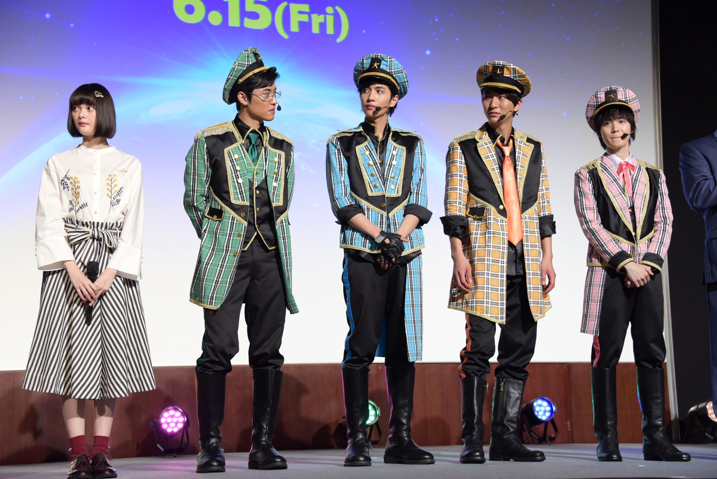 「劇場版ドルメンX」特別試写会の様子。