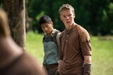 「メイズ・ランナー」よりウィル・ポールター演じるギャリー（右）。