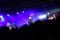 ライブコーナーの様子。